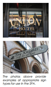 signage