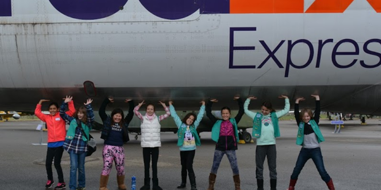 Girl Scouts Heart of Central California Soar into Aerospace Museum Expo