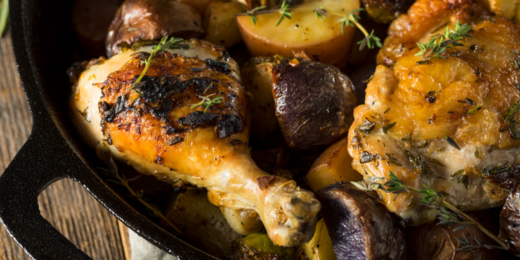 Home Cookin – Crispy Chicken with Fennel and Apple