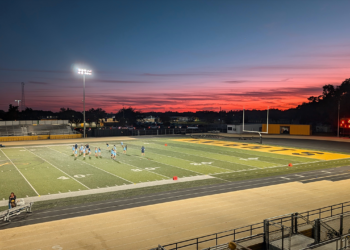 Lady Knights Roll to Playoff Football Victory